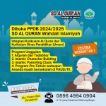 Kini telah Hadir SD Qur'an Wahdah Cibinong Bogor, Ini Persyaratannya...!