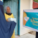 Tebar Ifthar Nusantara Akbar, Muslimah Padang Dakwahkan Urgensi Berhijab.